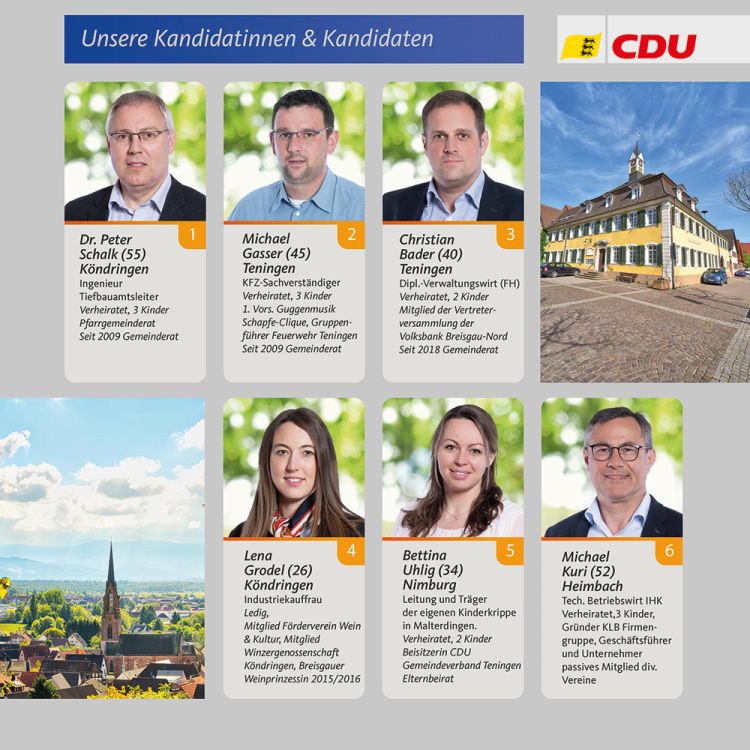 CDU-Wahlprospeckt Gemeinderatswahl 2019 -
                  Seite 4
