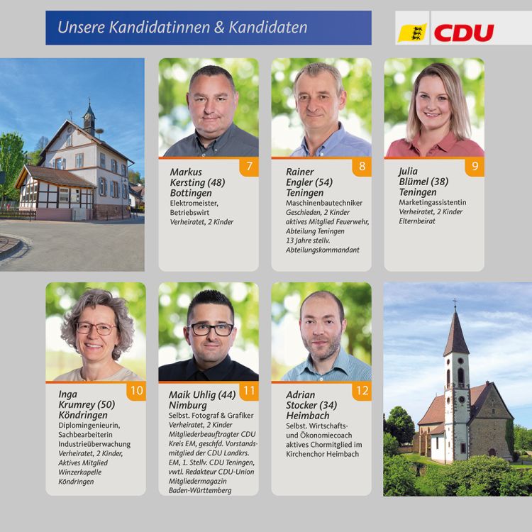 CDU-Wahlprospeckt Gemeinderatswahl 2019 -
                  Seite 5